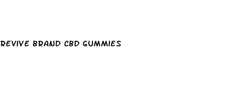 revive brand cbd gummies