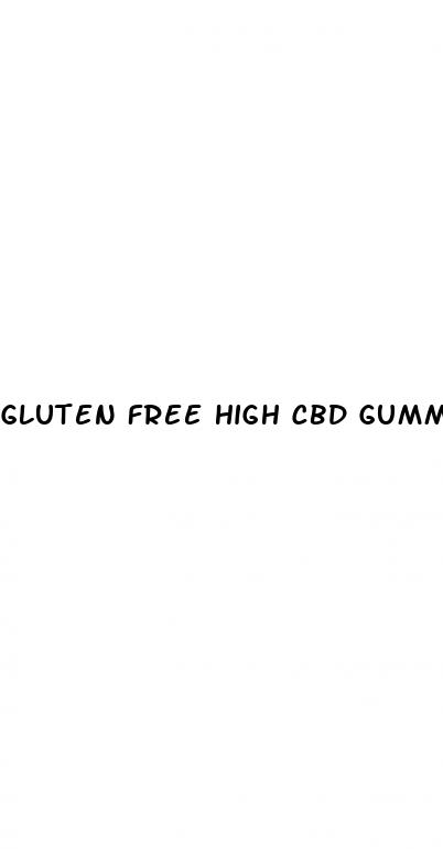 gluten free high cbd gummies