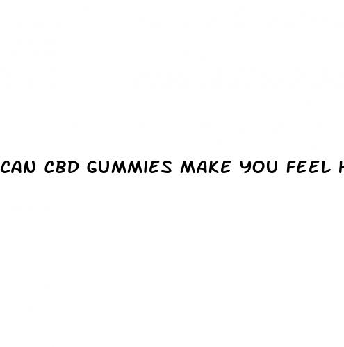 can cbd gummies make you feel high