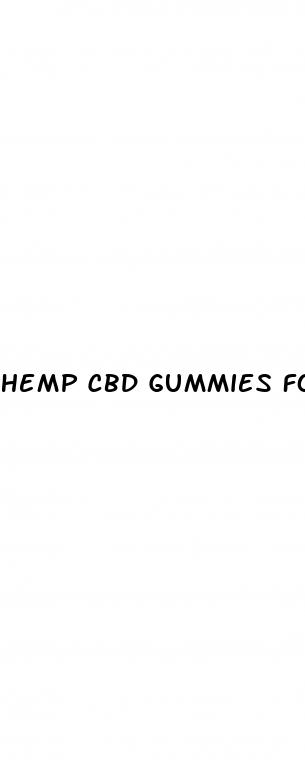 hemp cbd gummies for diabetes