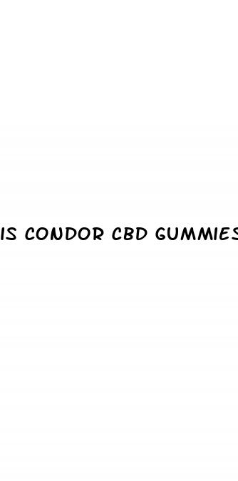 is condor cbd gummies legit