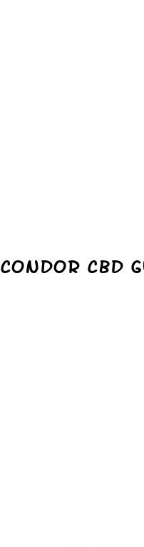 condor cbd gummies erectile dysfunction