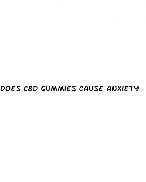 does cbd gummies cause anxiety