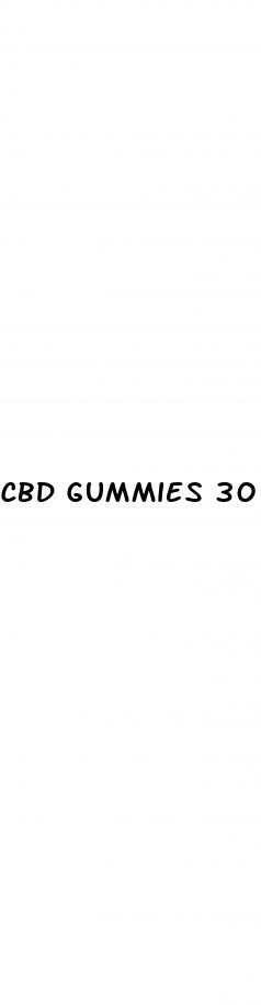 cbd gummies 30