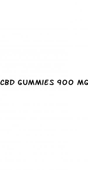 cbd gummies 900 mg