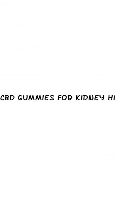 cbd gummies for kidney health