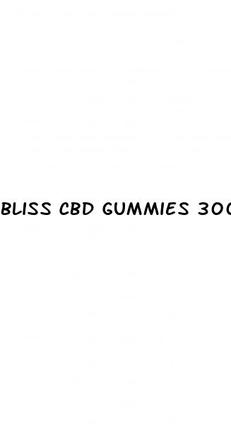 bliss cbd gummies 300mg