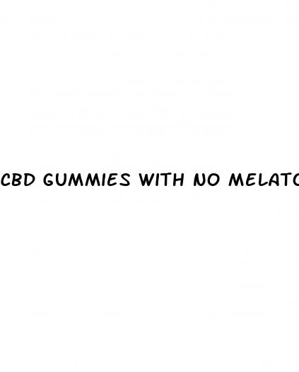 cbd gummies with no melatonin