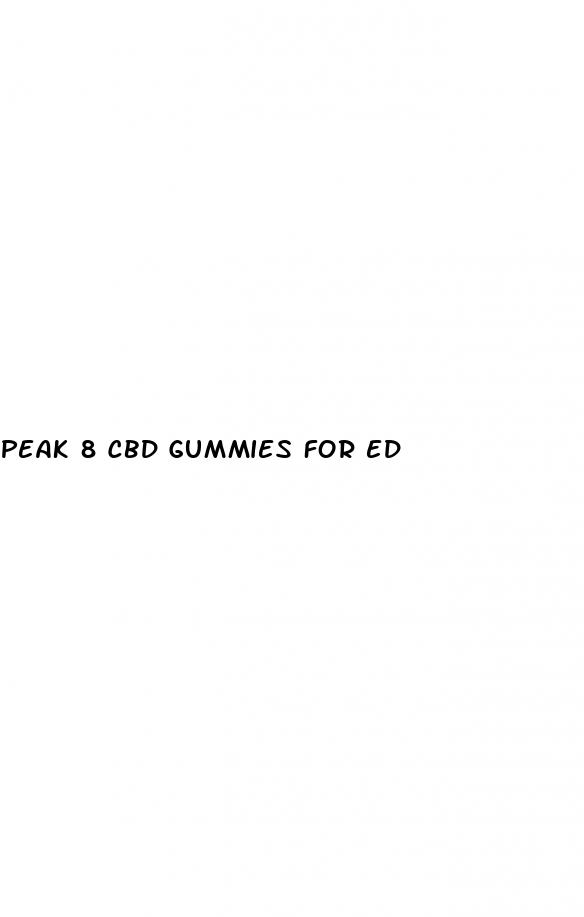 peak 8 cbd gummies for ed