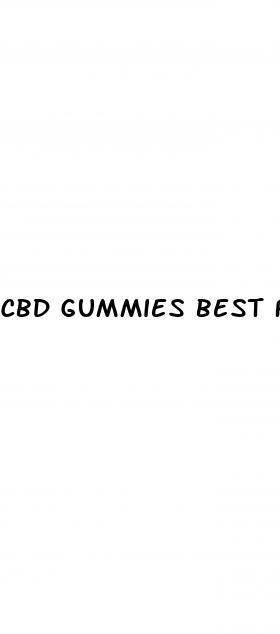 cbd gummies best for sleep