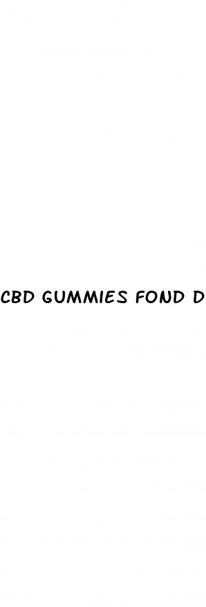 cbd gummies fond du lac