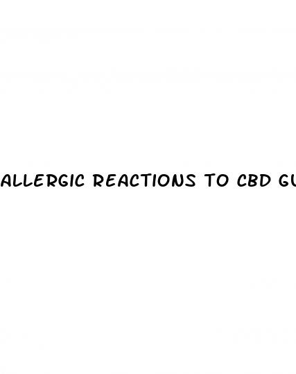 allergic reactions to cbd gummies