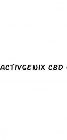 activgenix cbd gummies side effects