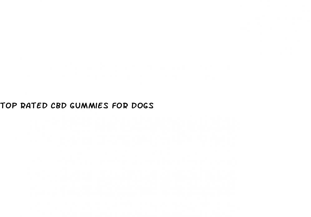 top rated cbd gummies for dogs