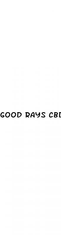 good rays cbd gummies