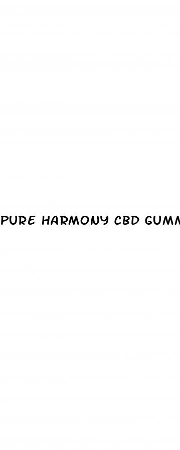 pure harmony cbd gummies for ed