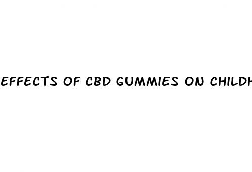 effects of cbd gummies on childhood anxiety