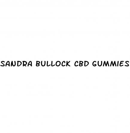 sandra bullock cbd gummies