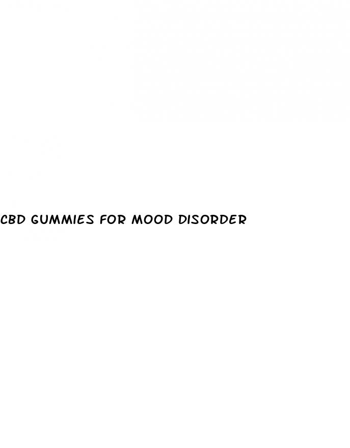 cbd gummies for mood disorder