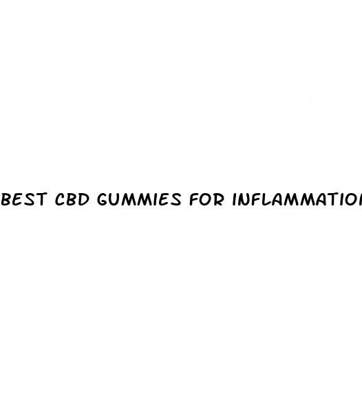 best cbd gummies for inflammation