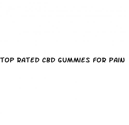 top rated cbd gummies for pain