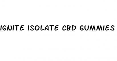 ignite isolate cbd gummies cherry