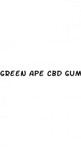 green ape cbd gummies 750mg