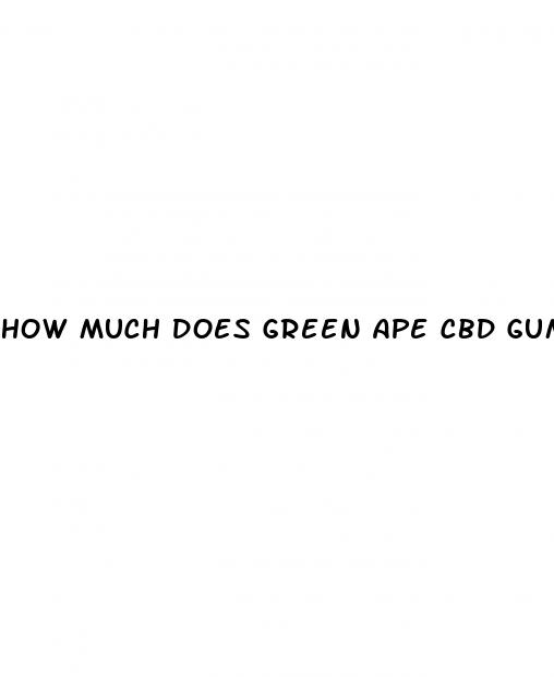 how much does green ape cbd gummies cost