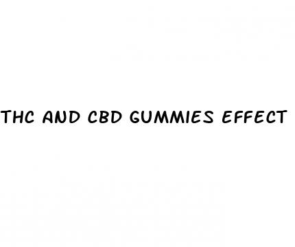 thc and cbd gummies effect