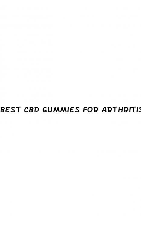 best cbd gummies for arthritis in seniors