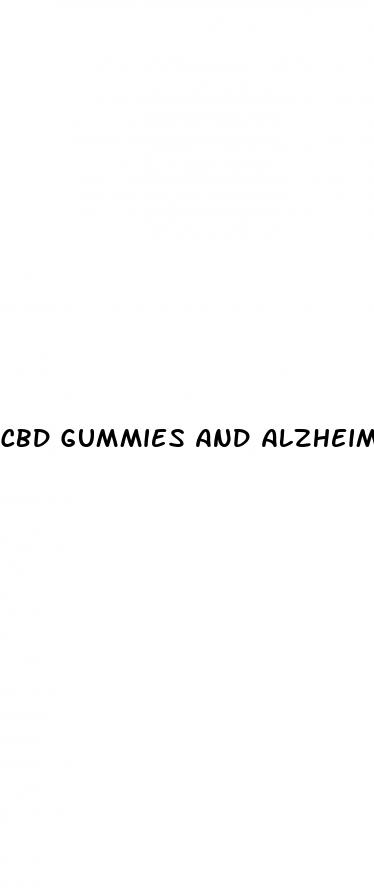 cbd gummies and alzheimers