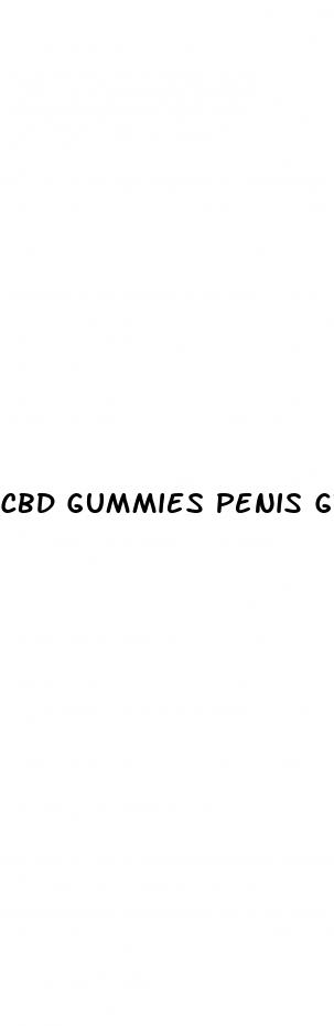 cbd gummies penis grow