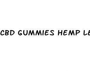 cbd gummies hemp lemon