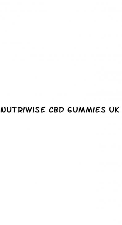 nutriwise cbd gummies uk