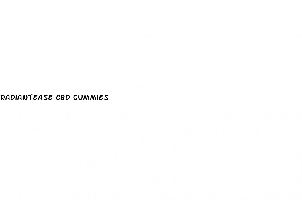 radiantease cbd gummies