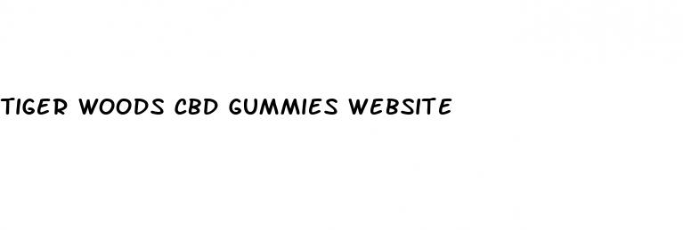 tiger woods cbd gummies website