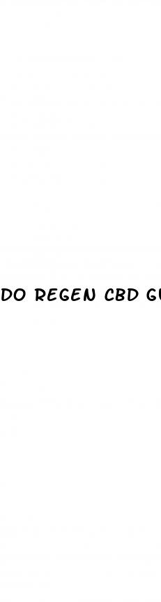 do regen cbd gummies increase penis size