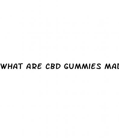 what are cbd gummies made of