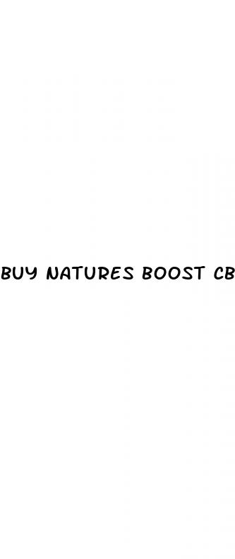 buy natures boost cbd gummies