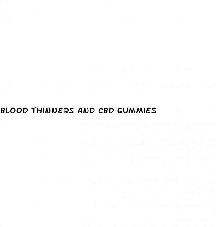 blood thinners and cbd gummies