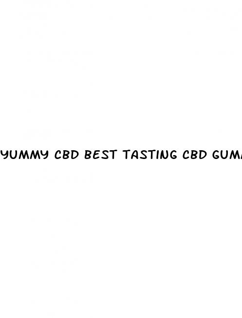 yummy cbd best tasting cbd gummies