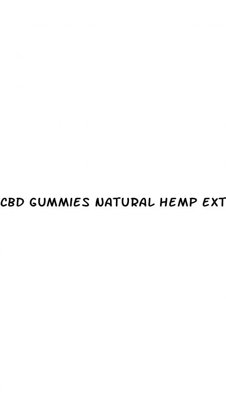 cbd gummies natural hemp extract