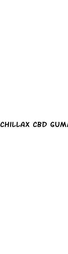 chillax cbd gummies