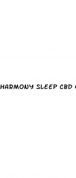 harmony sleep cbd gummies