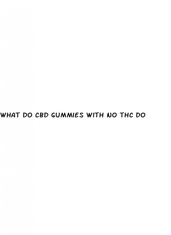 what do cbd gummies with no thc do