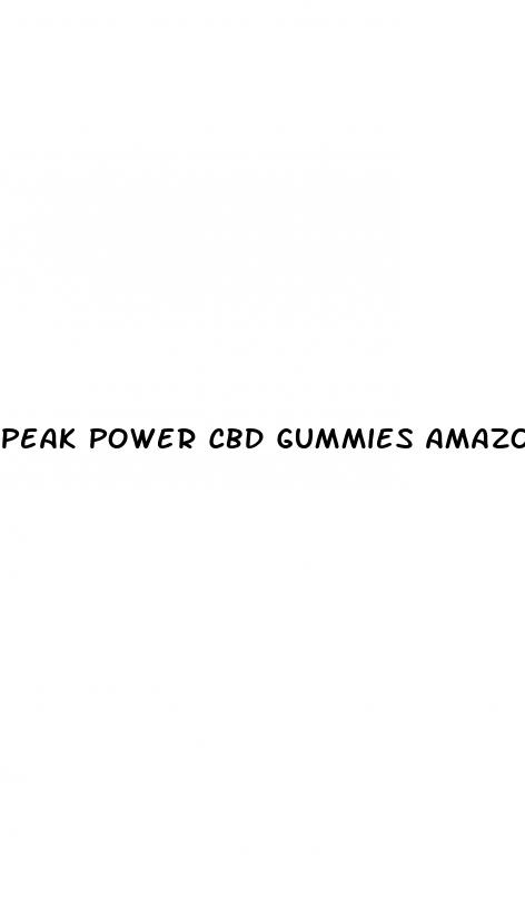 peak power cbd gummies amazon