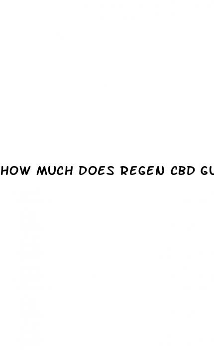 how much does regen cbd gummies cost