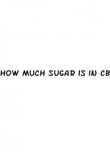 how much sugar is in cbd gummies