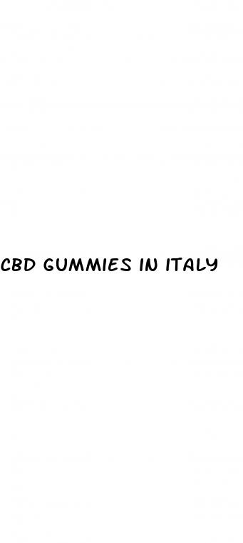 cbd gummies in italy