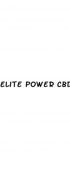 elite power cbd gummies review